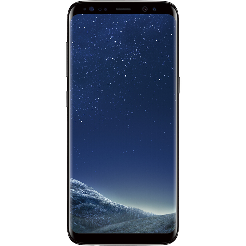 SAMSUNG/三星Galaxy S8智能手机 全面屏 无线快充 移动联通双4G 三星S8 港版 4+64GB 谜夜黑