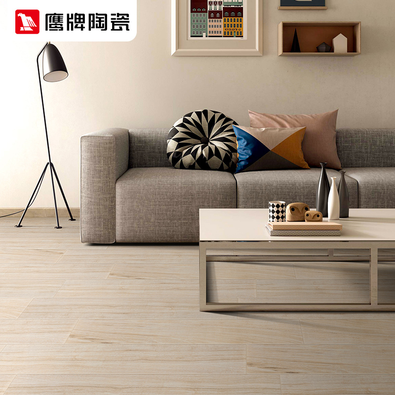 鹰牌陶瓷 仿古砖木纹砖 木仿古砖卧室客厅阳台木纹砖地砖33