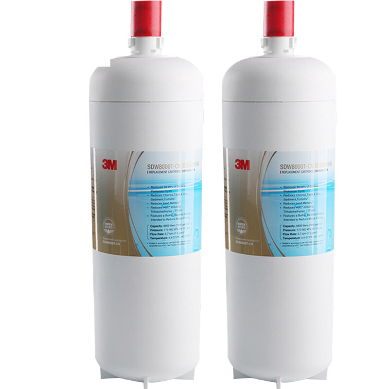 3M净水器SDW8000T-CN替换滤芯家用厨房直饮机净水机自来水净水配件 滤芯一套(前置+后置)高清大图