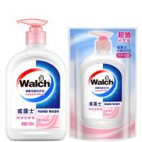 威露士(Walch) 健康抑菌 倍护滋润 洗手液 525ml+袋装250ml (单位:袋)