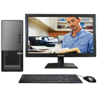 联想(Lenovo)扬天T4900k 商用家用办公台式机电脑 21.5英寸屏 定制(十代I3-10100 4GB 1TB+128GB 集显 无光驱)