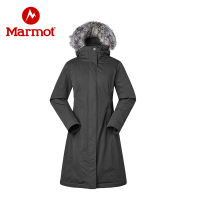 Marmot/土拨鼠女士羽绒服防泼水透气防风保暖700蓬休闲长款羽绒服