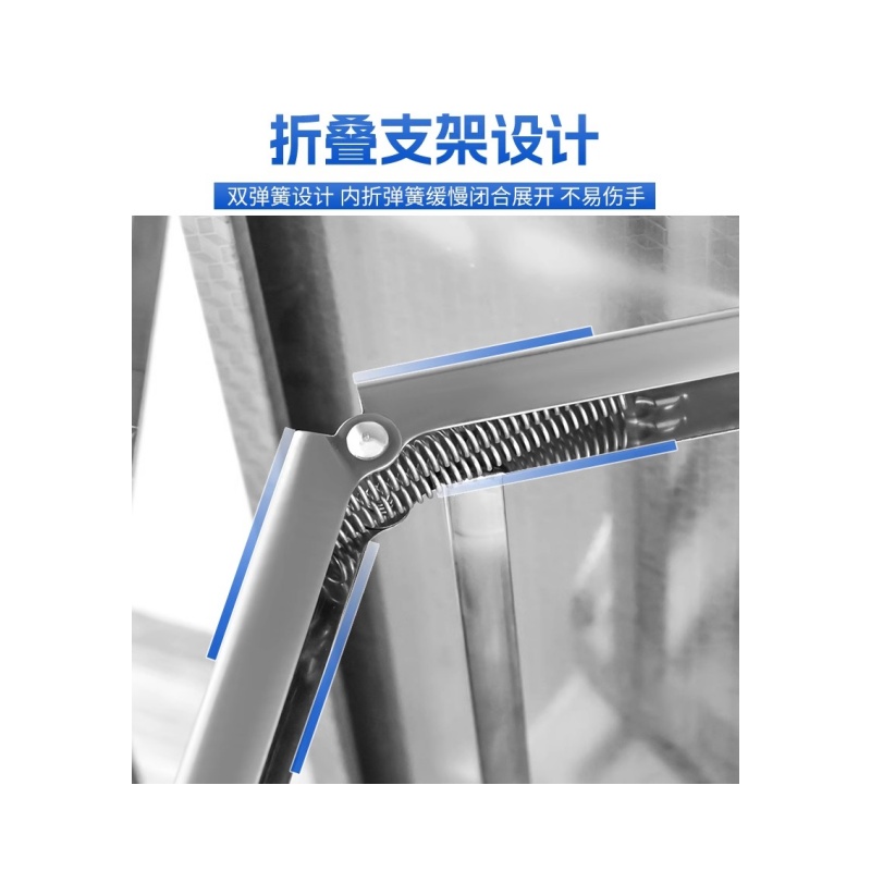 铭思达不锈钢折叠桌高清大图