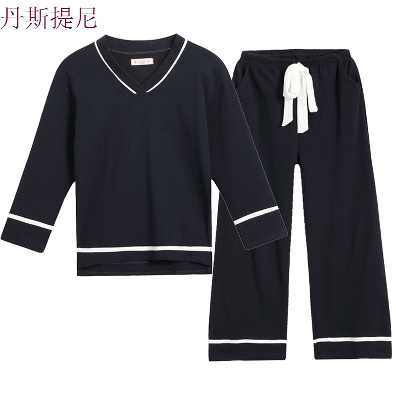 2018新款睡衣女春秋长袖纯棉薄款韩版冬可外穿学生甜美家居服套装