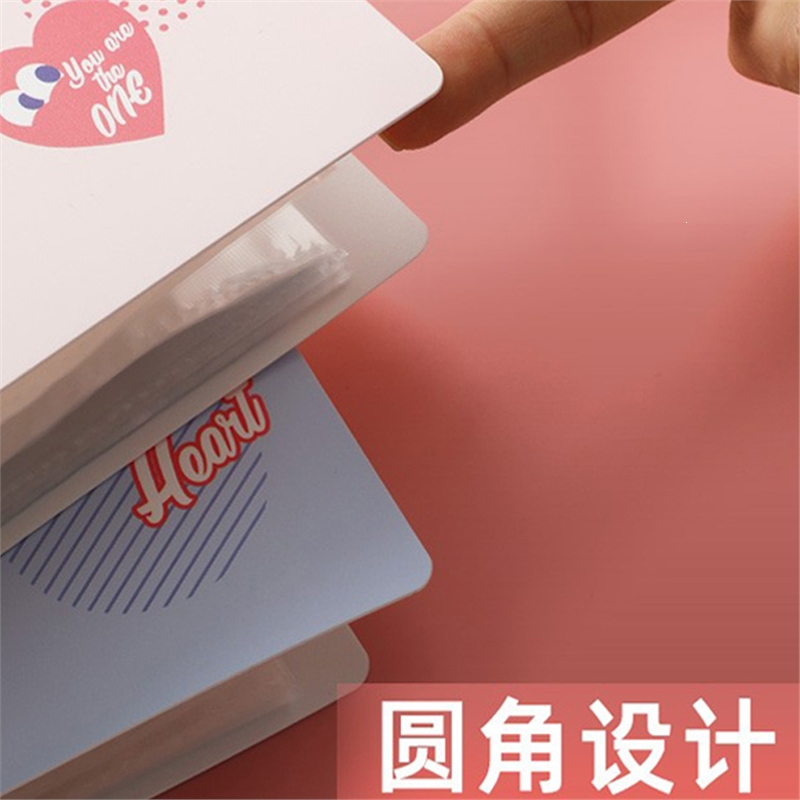 得力(deli)文件夹A4资料册收纳册透明插页活页试卷收纳袋小学生可爱乐谱夹学生卷子整理多层加厚
