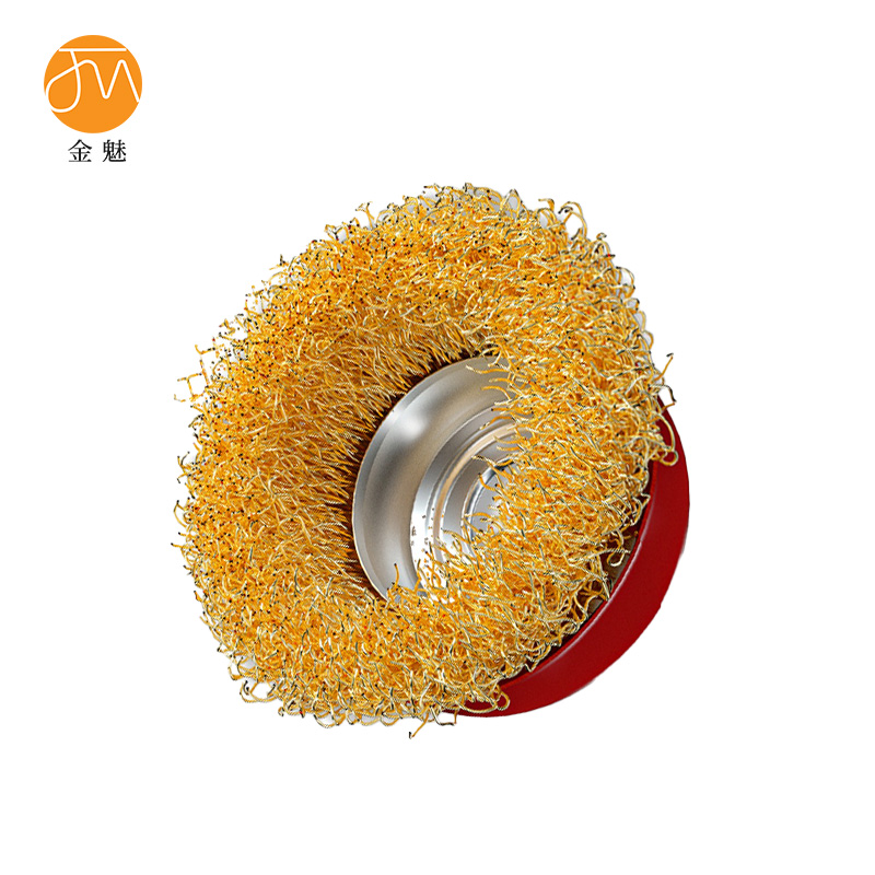 金魅 钢丝刷头 100型 孔16mm 个高清大图
