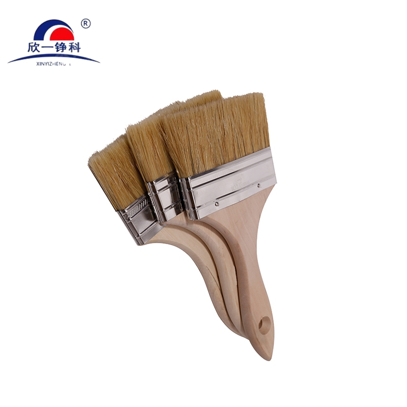欣一铮科 扁油刷 100mm 猪鬃 1把高清大图