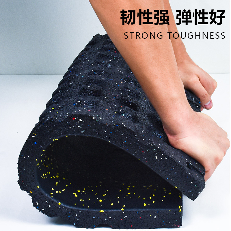 晟渊 YD5525-15 健身房减震隔音高端复合橡胶地砖15%彩点高清大图