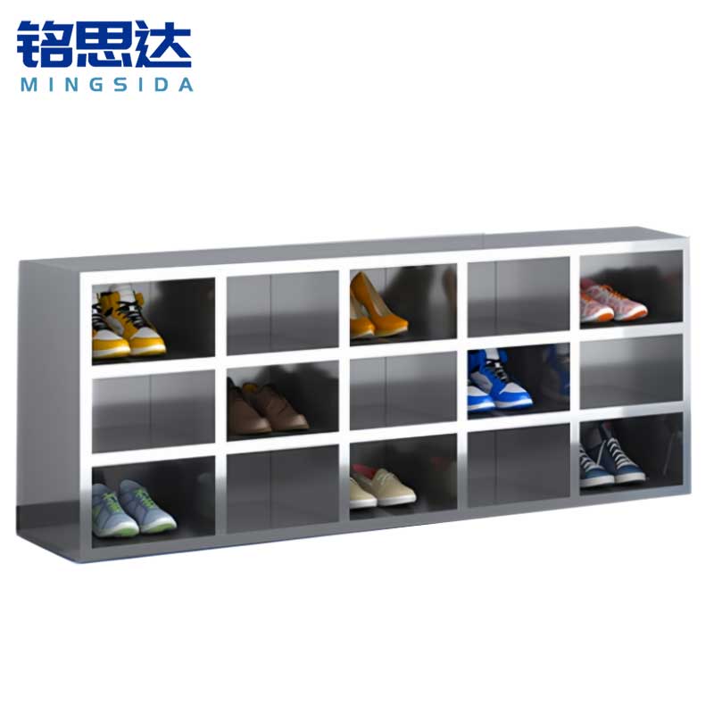 铭思达不锈钢鞋柜单面15格个高清大图