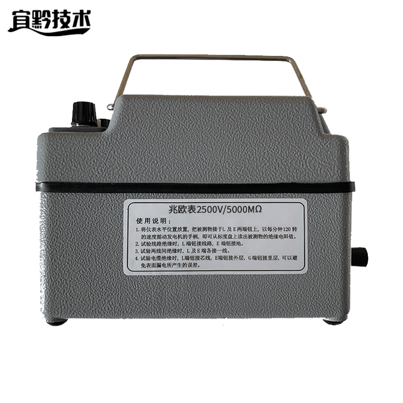 宜黔技术 兆欧表 2500V/5000MΩ 个图片