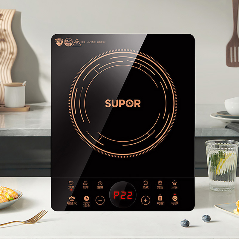 苏泊尔(SUPOR)电磁炉家用火锅智能滑控大功率爆炒家用多功能过热断电电磁灶C22-IH9E32S高清大图