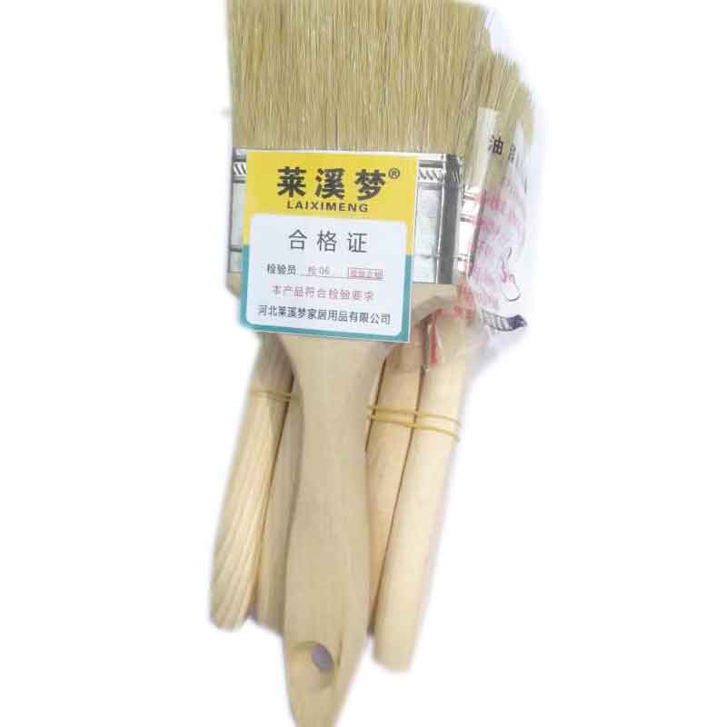 油漆刷扁油刷涂料刷毛刷子(加厚)3寸75mm 把高清大图