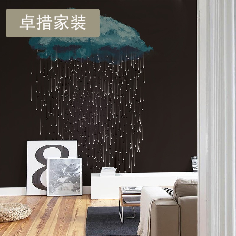 星空壁纸玄关客厅电视背景墙墙纸无纺布定制无缝墙布壁画壁布壹德壹