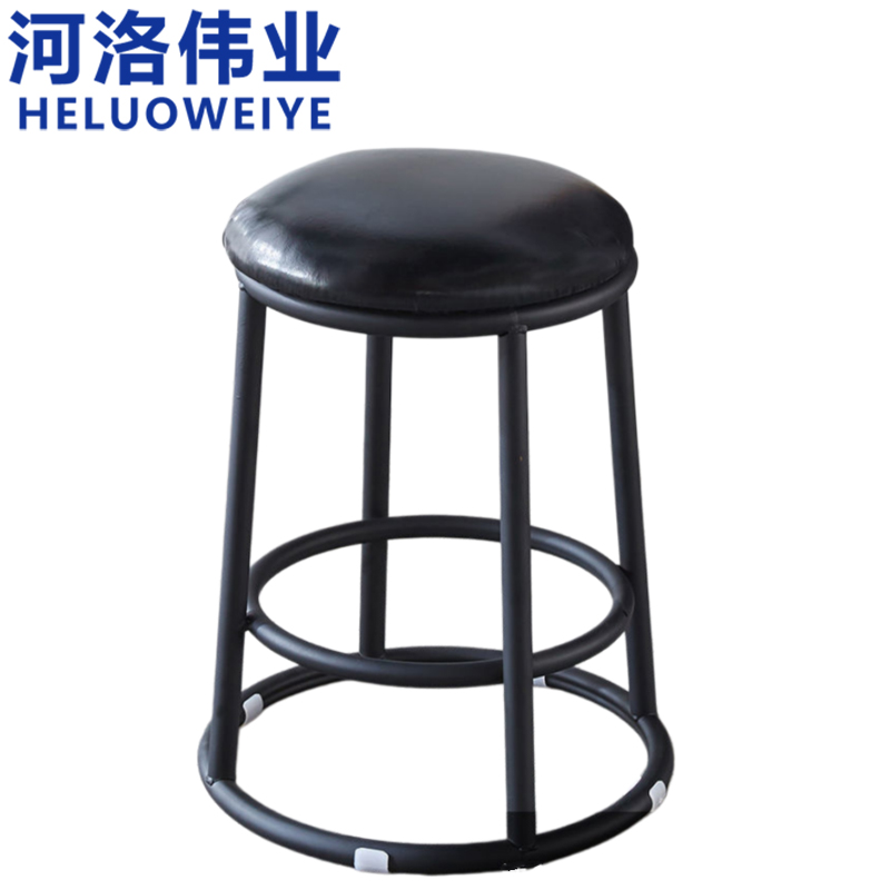 河洛伟业 吧台凳圆凳把