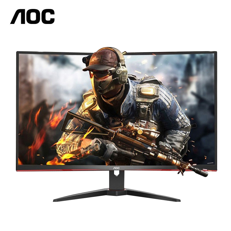 冠捷(AOC)显示器23.8寸 144Hz 1MS IPS HDR 电竞直面 广色域24G2E