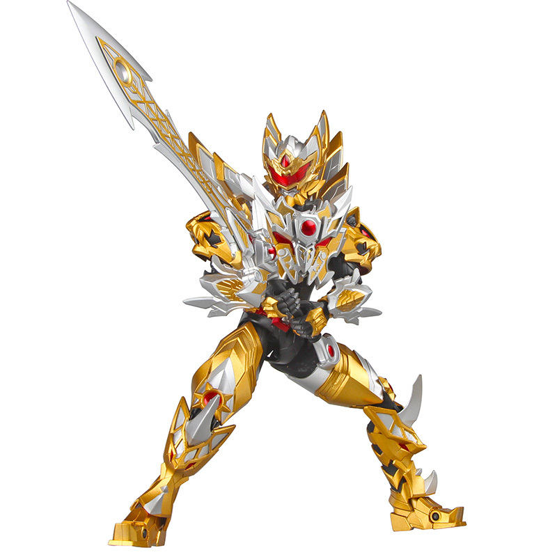 正版铠甲勇士铠传进化版炎龙侠帝皇侠可动变形人偶机器人男孩玩具进化