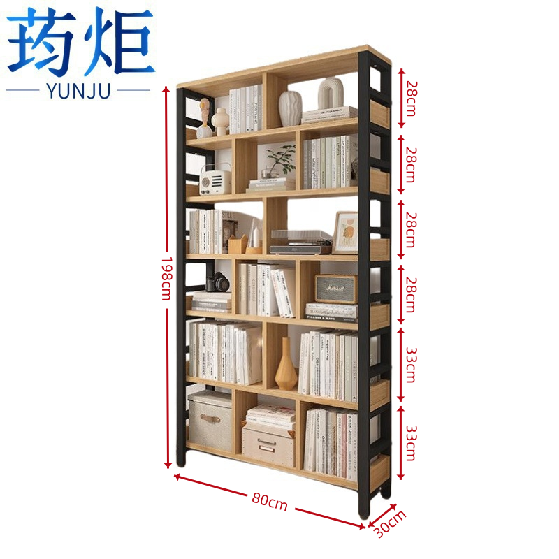 荺炬书架7层个