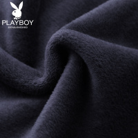 [买2付1]花花公子(PLAYBOY)男女士加绒加厚保暖内衣套装情侣款圆领贴片护颈纯色棉质秋冬秋衣秋裤