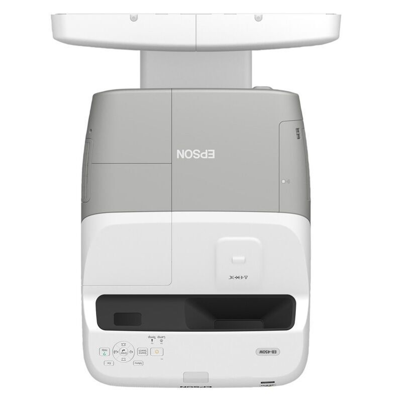 爱普生(EPSON) 超短焦投影仪 高清办公 教育教学 多功能智能投影机 CB-1450UI(3800流明) 官方标配+安装+100寸玻纤维幕布