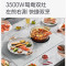 美的(Midea)电磁炉双灶3500W家用大功率左电右陶嵌入式电陶炉不挑锅具3H定时恒匀火 DZ35CT08P