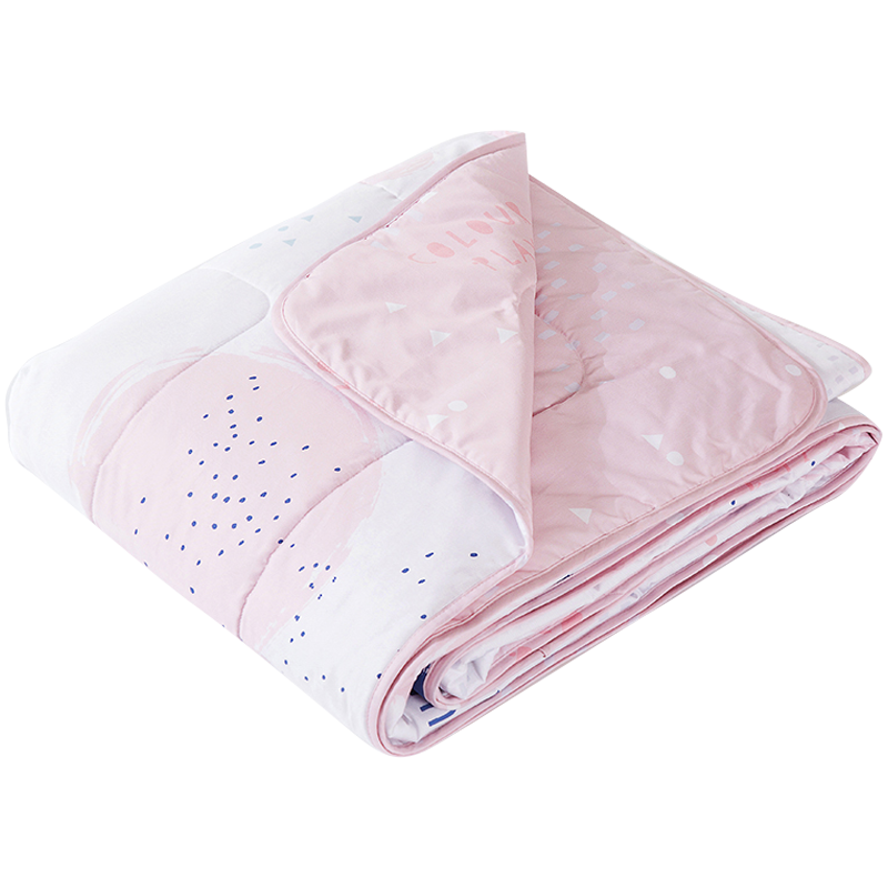 LOVO家纺出品 可水洗全棉夏被 空调被夏凉被被子被芯