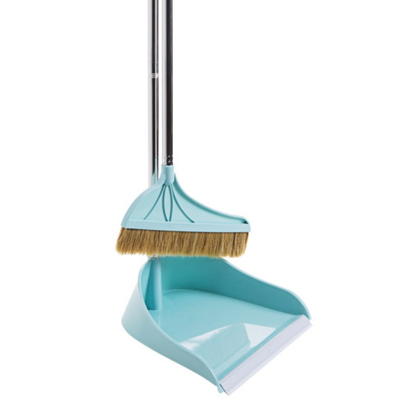 阿斯卡利 Ascari 清洁工具猪鬃毛扫把簸箕套装塑料扫地扫头发的扫帚家用笤帚畚斗组合睿智蓝 价格图片品牌报价 苏宁易购益润全清洁用品专营店