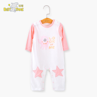 优简(BEST JANE) 优简 婴儿哈衣春秋装长袖新生儿可开档爬服男女宝宝连体衣