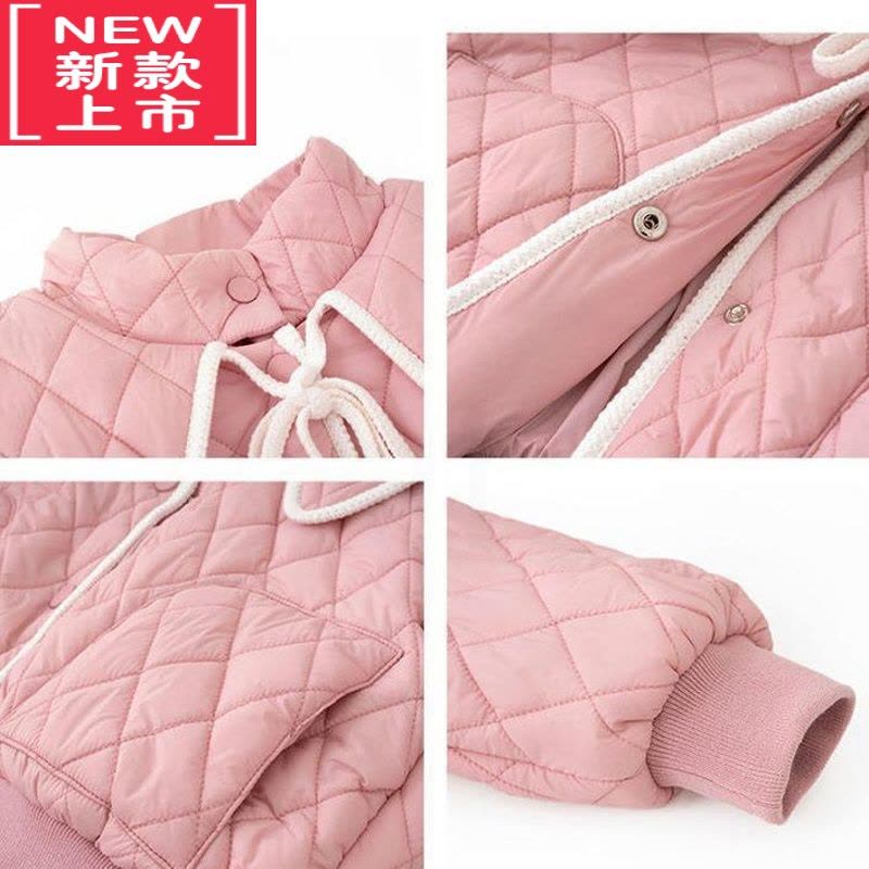 可莉允女童秋冬棉服2021新款儿童冬装轻薄羽绒棉衣女宝宝中小童洋气童装图片