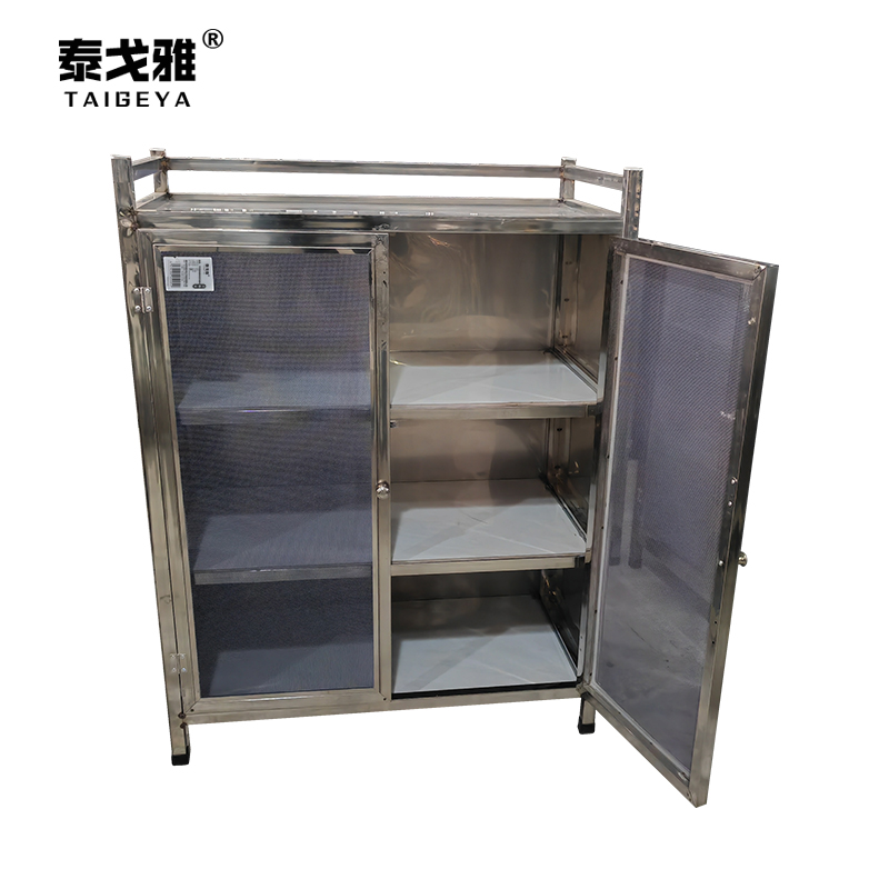 泰戈雅 不锈钢储物柜存储柜 650x450x1100mm 个高清大图