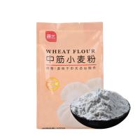 展艺中筋小麦粉 500g 家用包子馒头面条白面面粉烘焙原料