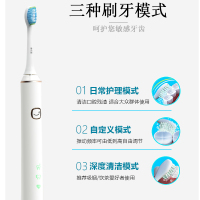 净乐适电动声波牙刷F1-03(净蓝)感应充电式防水家用情侣自动成人款男女电动牙刷振动牙刷