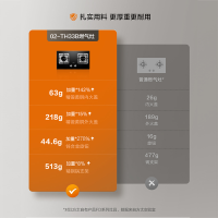 方太02-TH33B家用嵌入式猛火双灶具煤气灶 4.5kW*一级能效 换装不改孔