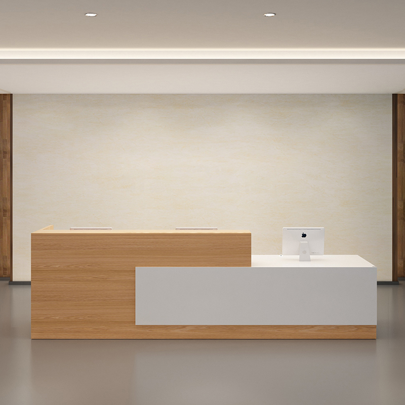 苏宁 金菲罗格 办公家具 木质接待会客前台桌颜色备注 3000*600*750/1000高清大图