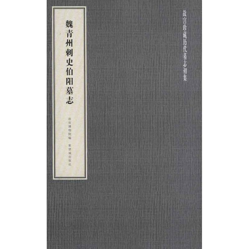 [M]魏青州刺史伯阳墓志-9787800479304