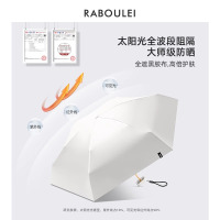 超轻小巧太阳伞便携超强防晒防紫外线女晴雨伞两用卡片遮阳伞1602