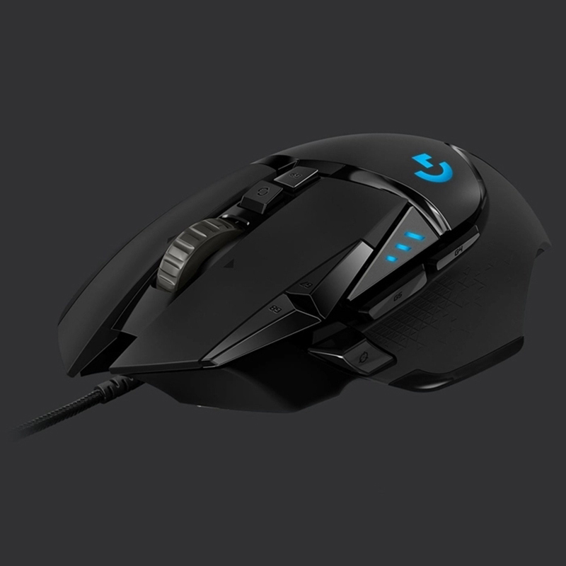 罗技 G502 HERO主宰者有线电竞游戏吃鸡鼠标加重模块台式机笔记本 黑色