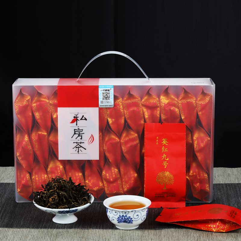 一分耕耘 广东红茶 茶叶 手提礼盒装英德英红九号 茗茶送礼定制 一盒200g共33包