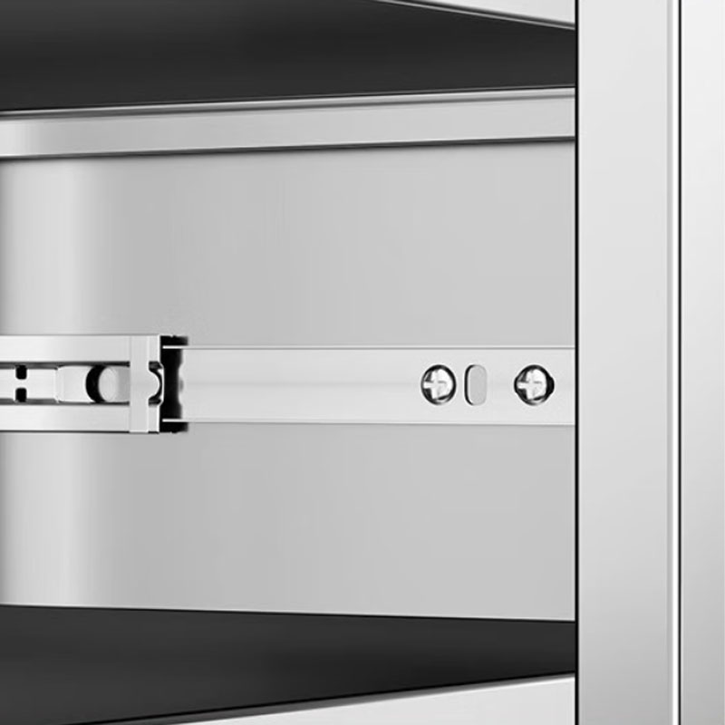 戌林 不锈钢矮柜 二斗玻门/台高清大图