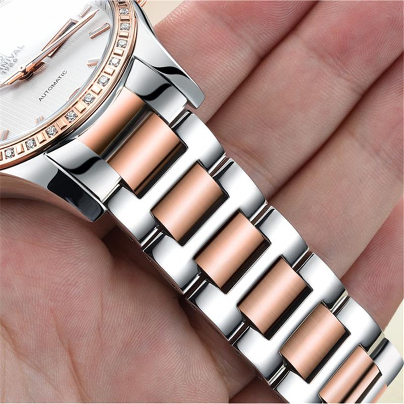 瑞士嘉年华Carnival正品手表全自动机械表 男表时尚多功能金属钢带夜光防水商务男士手表休闲时尚腕表MS-8692A高清大图