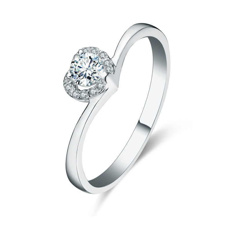 戴瑞钻石戒指pq101601 dr戴瑞bess ring 正品专柜18k金/铂金 初爱钻戒