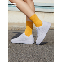 李宁(LI-NING)板鞋女鞋正品休闲鞋平底鞋子运动鞋 夏季透气小白鞋女