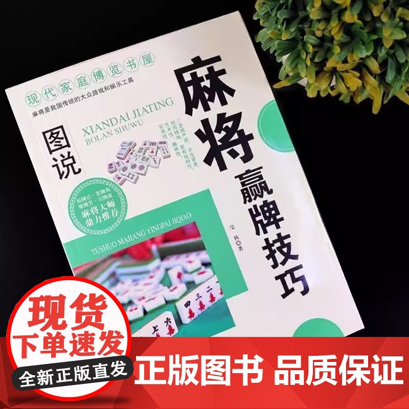 全套2册 图说麻将赢牌技巧+超级记忆术 多种实用性决胜招法休闲娱乐麻将指导胡牌大全集麻将实战入门 技法绝招胡牌必赢大全集高清大图