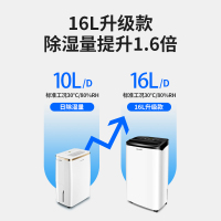 多乐信(DOROSIN) 除湿机 ER-616C家用静音除湿机 适用面积60㎡以上除湿量16升/天抽湿吸湿净化一体干燥机
