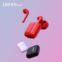 漫步者(EDIFIER)真无线AI骨传导降噪耳机DreamPods 黑色/红色