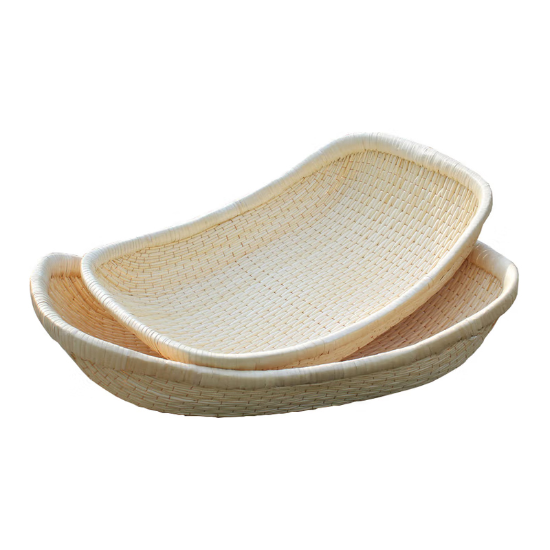 笸箩柳编簸箕 新款两头翘长60宽43高12