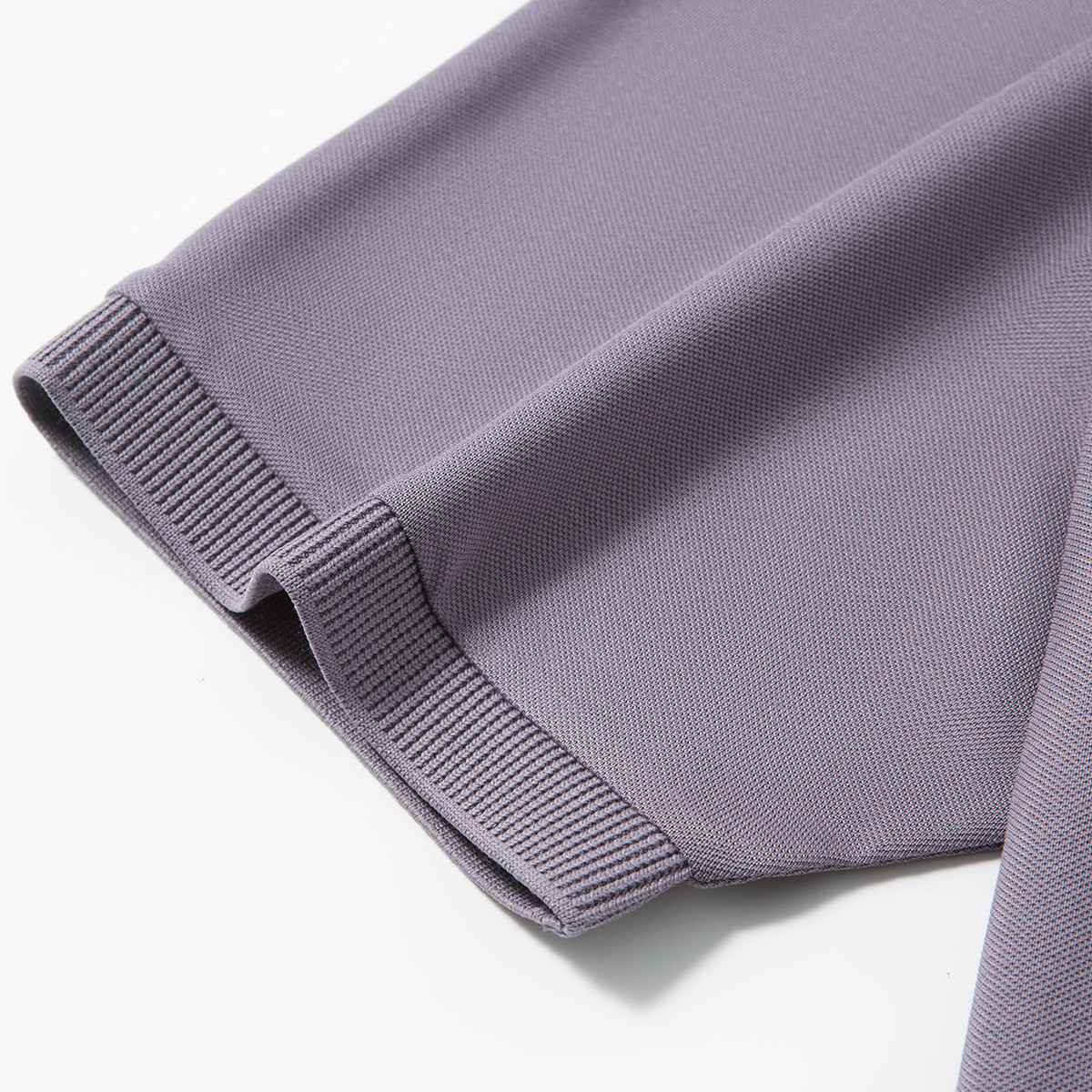 鳄鱼恤CROCODILE 男士夏季格子提花亲肤短袖条纹商务POLO衫高清大图