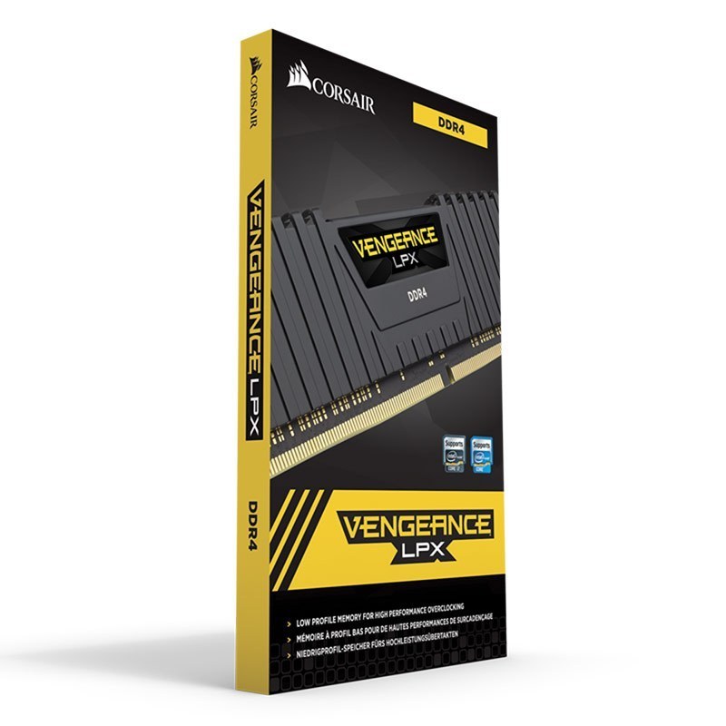 美商海盗船(USCORSAIR)32GB(16G×2)套装 DDR4 3600 台式机内存条 复仇者LPX系列 游戏型