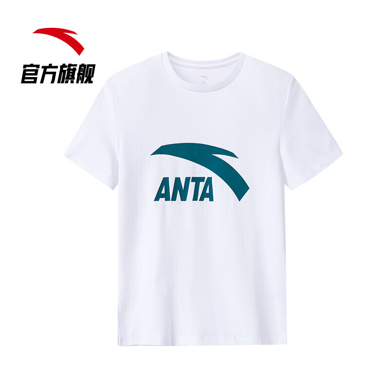 安踏 ANTA 短袖女装2020春夏季新款针织运动上衣吸汗学生T恤
