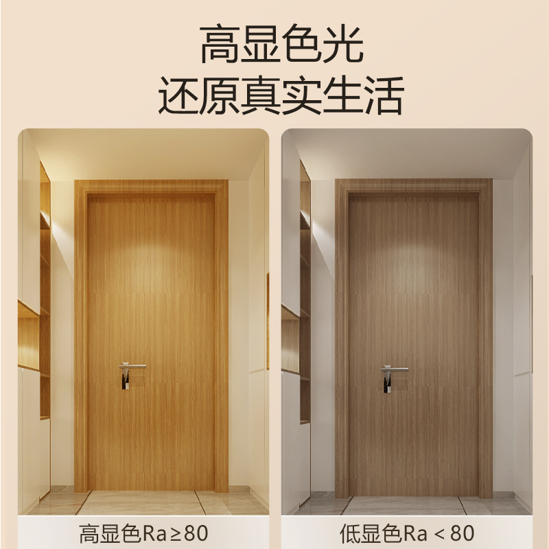 公牛LED感应吸顶灯声控楼梯楼道入户走廊玄关家用声光控感应灯
