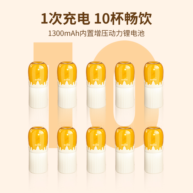 康巴赫便携式果汁杯/KBH-DGZ0901300ML高清大图